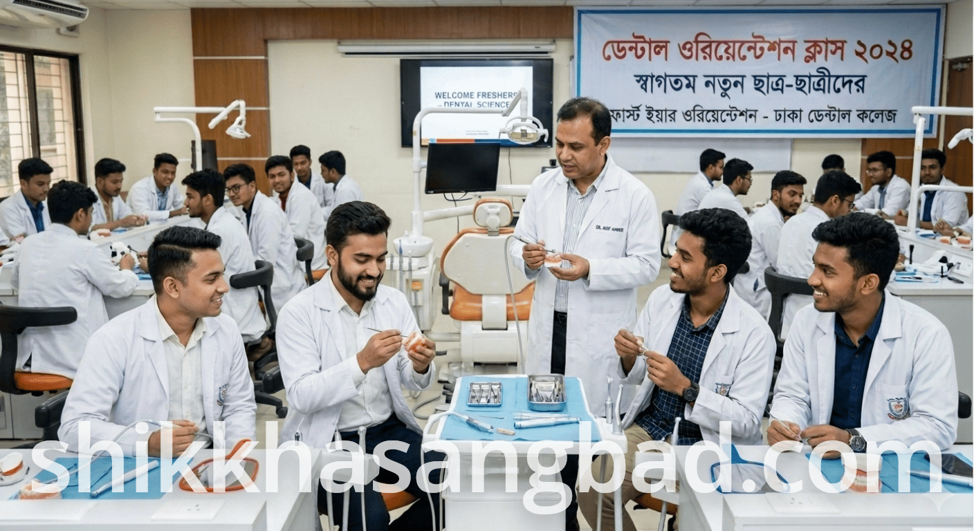 ডেন্টালের ওরিয়েন্টেশন হচ্ছে ৮ জুন, তিন দিন অনুষ্ঠান